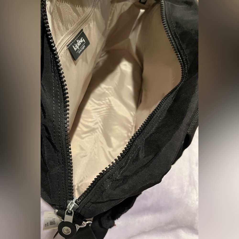 Kipling Black travel Bag with Trolley Sleeve New - Picture 4 of 8